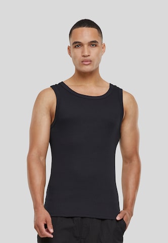 Maillot de corps Urban Classics en noir : devant