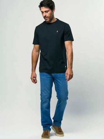 MCS T-Shirt 'Felix ' in Schwarz