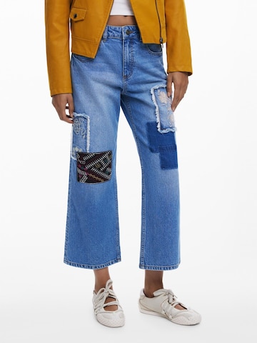 Desigual Wide leg Jeans in Blue: front