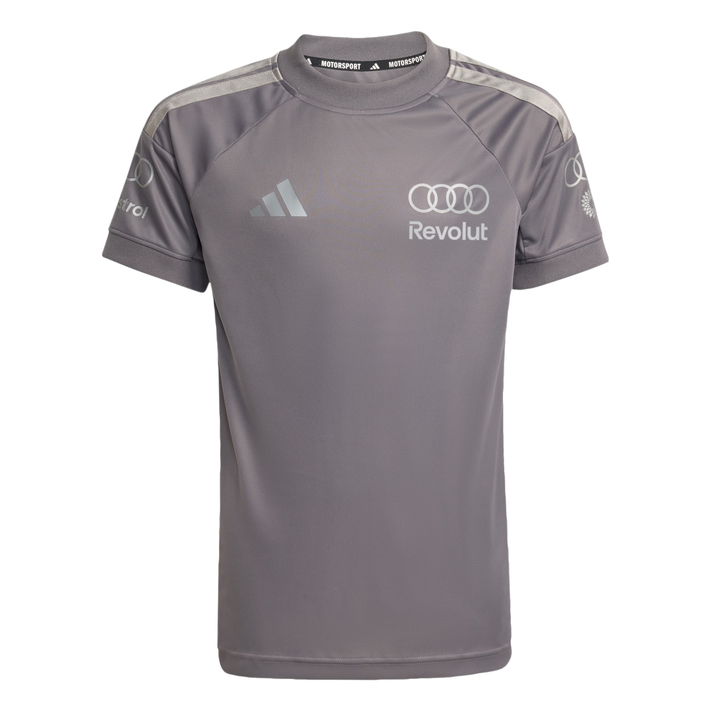 T-Shirt fonctionnel 'Audi Formula One Team Driver' ADIDAS PERFORMANCE en gris : devant