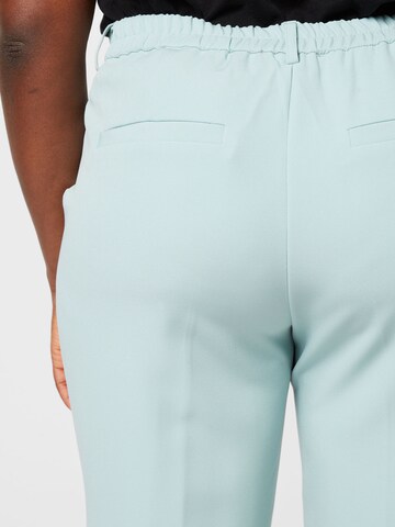 ONLY Carmakoma Regular Trousers with creases 'Christina' in Blue