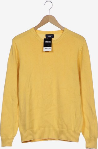 Lands‘ End Sweater & Cardigan in M in Yellow: front