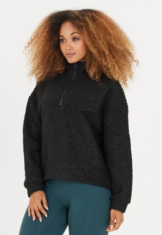 Athlecia Sports sweater 'Florrie' in Black: front