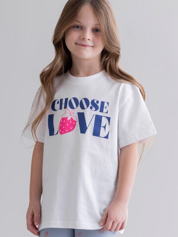 T-Shirt 'Kids T-Shirt Cotton' Hey Honey en blanc : devant