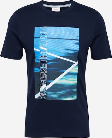 s.Oliver T-Shirts in Blau: predná strana