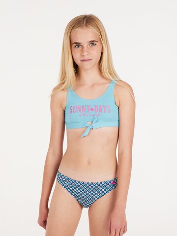 PROTEST Bustier Bikini 'PRTNAOMO JR'‌‌‌‌‌‌‌‌‌‌ in Blau