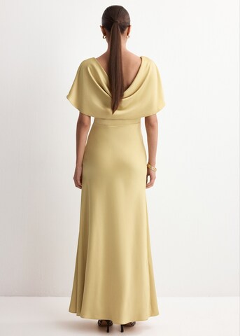 MANGO Evening Dress in Yellow