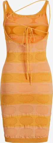 JJXX Gebreide jurk 'Nori' in Oranje