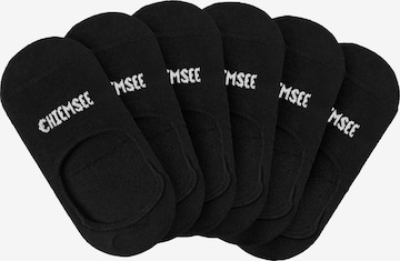 CHIEMSEE Ankle Socks in Black: front