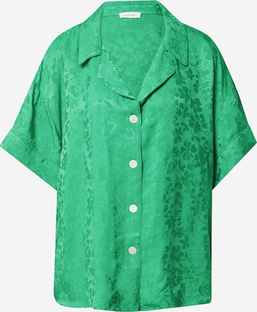 AMERICAN VINTAGE - Blusa 'CHEMISE' en verde: frente