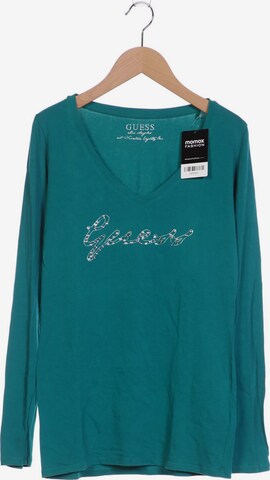 GUESS Langarmshirt M in Grün: predná strana