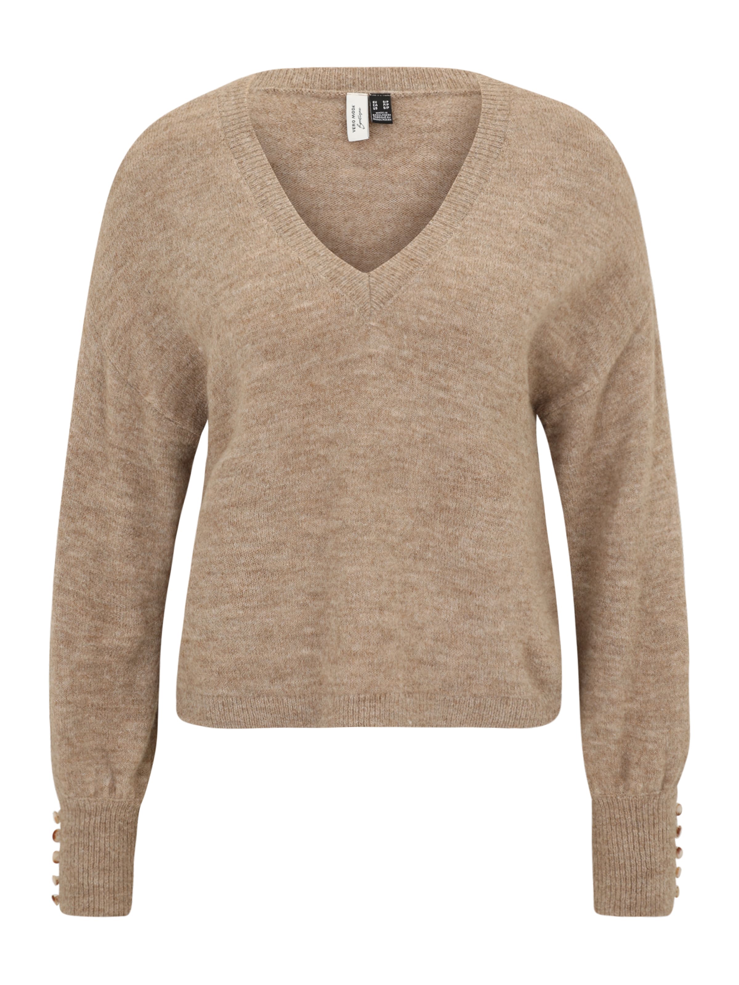 Vero Moda Petite Pullover 'VMLEFILE' in Beige: Vorderseite