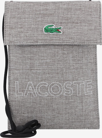 LACOSTE Crossbody Bag in Grey: front