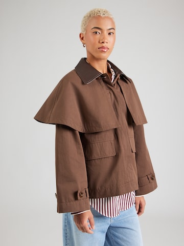 SISTERS POINT Демисезонная куртка 'LENA' в Коричневый: спереди