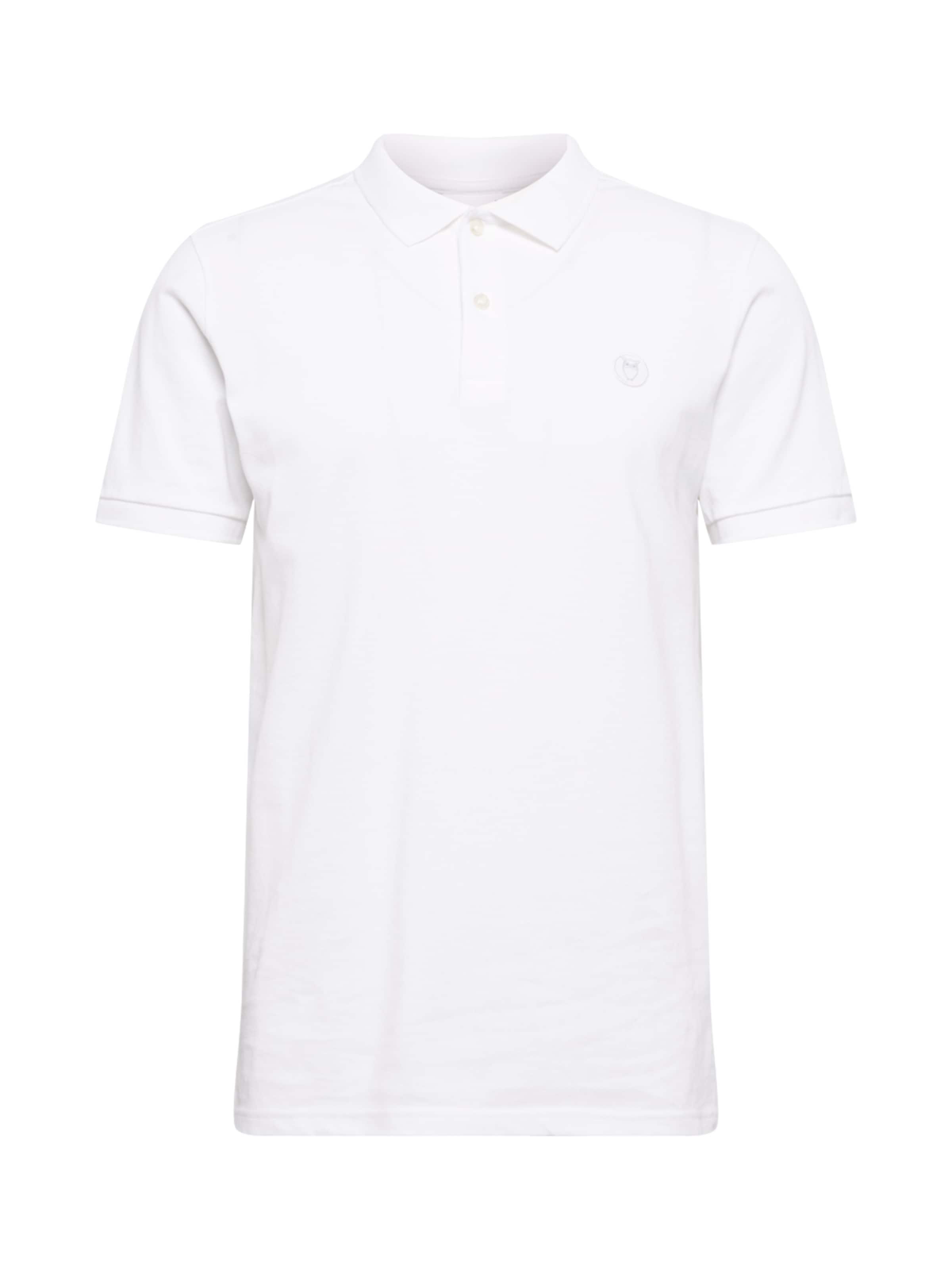 KnowledgeCotton Apparel Bluser & t-shirts 'Rowan' i hvid: forside