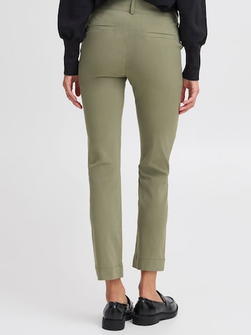 b.young Regular Chino trousers ' BYDIXI STRAIGHT PANTS' in Green