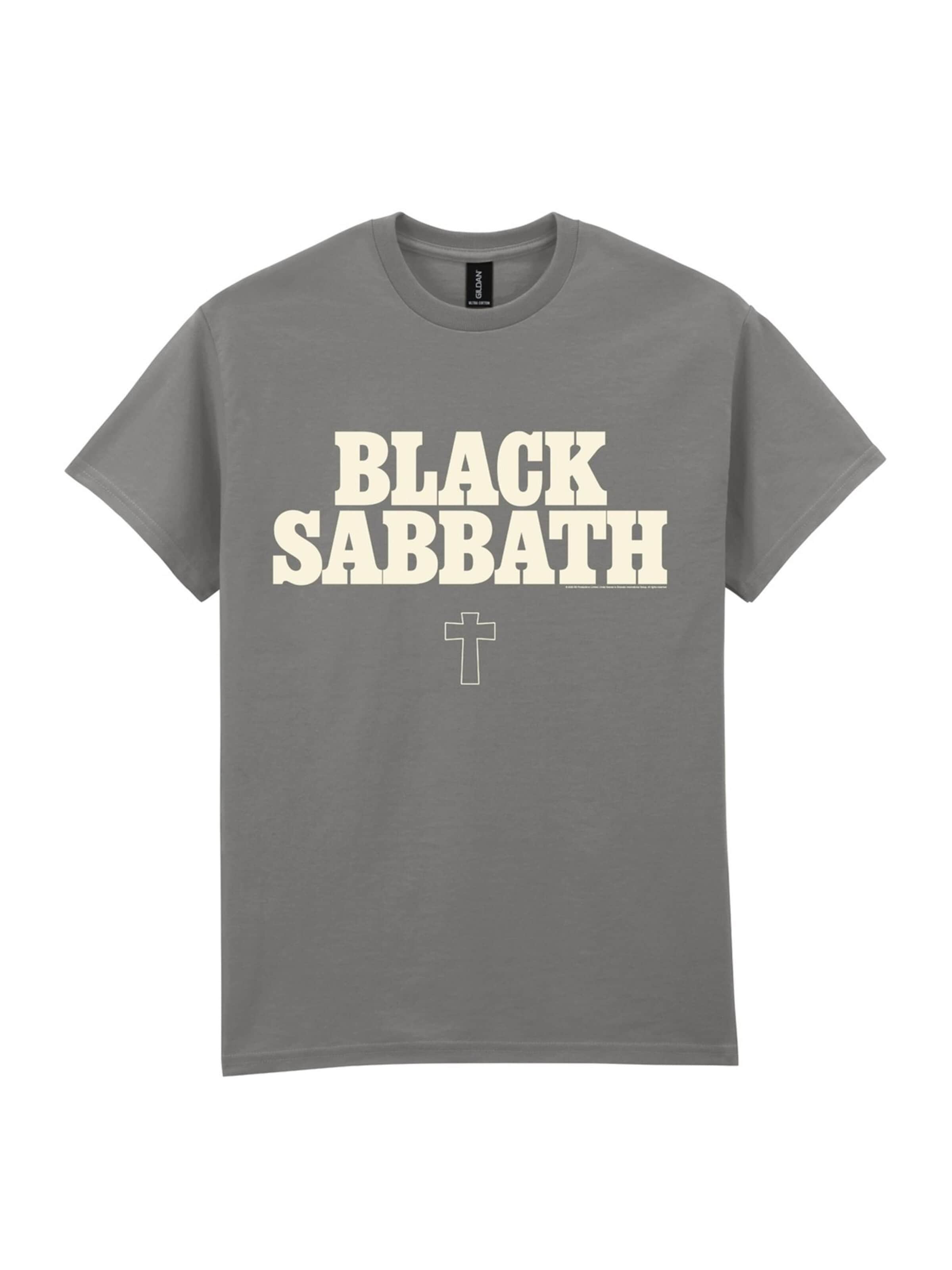 BLACK SABBATH Shirt in Grijs: voorkant