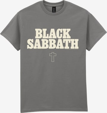 T-Shirt 'Black Sabbath Logo T-Shirt' BLACK SABBATH en gris : devant