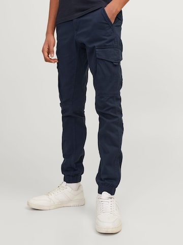 Jack & Jones Junior Baggy Broek 'paul' in Blauw: voorkant
