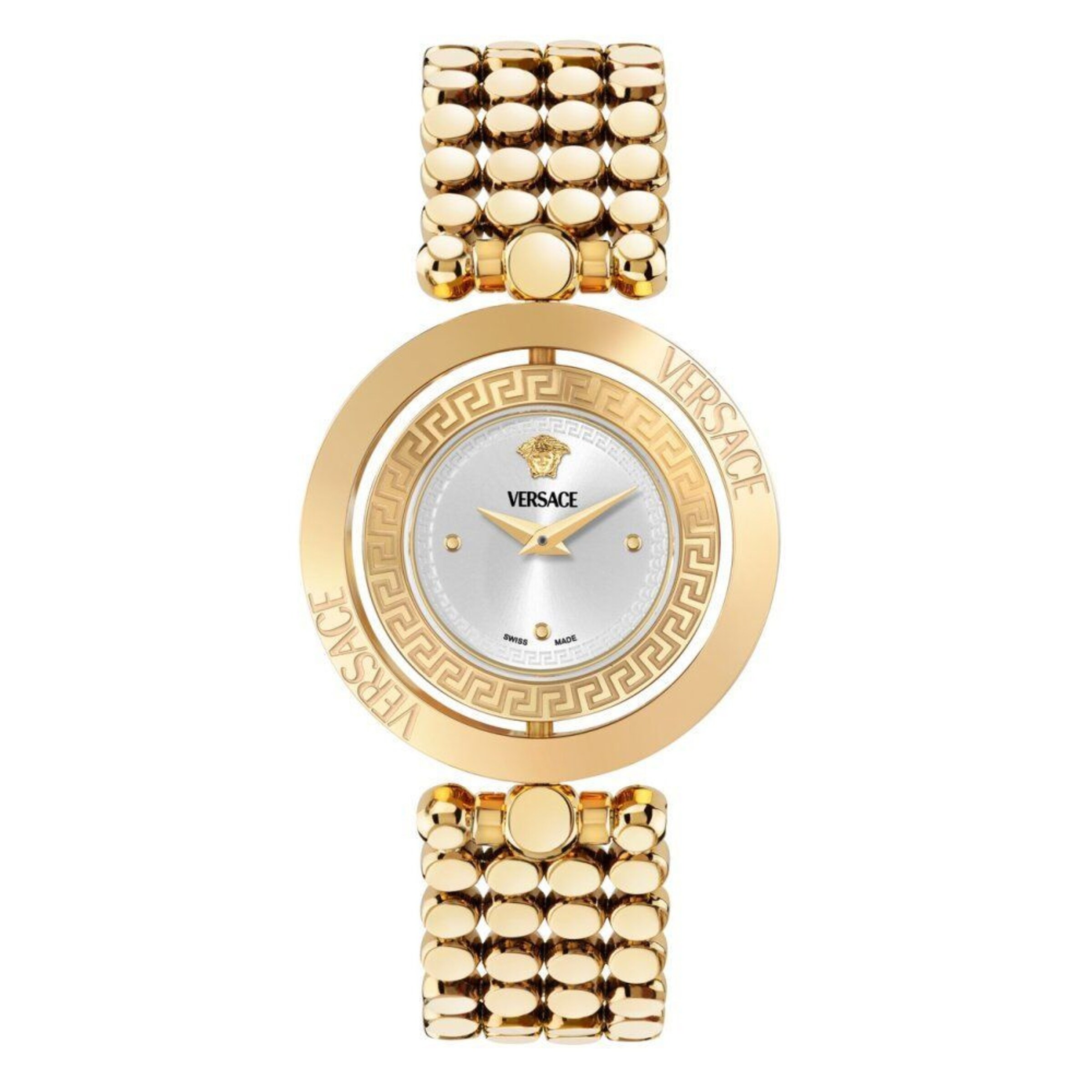 VERSACE Analoguhr in Gold: Vorderseite