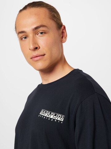 NAPAPIJRI Shirt 'TELEMARK' in Zwart