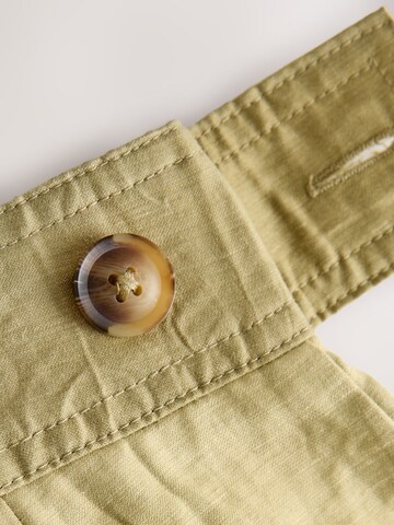 Wide leg Pantaloni con pieghe 'N. Premium' di Next in verde