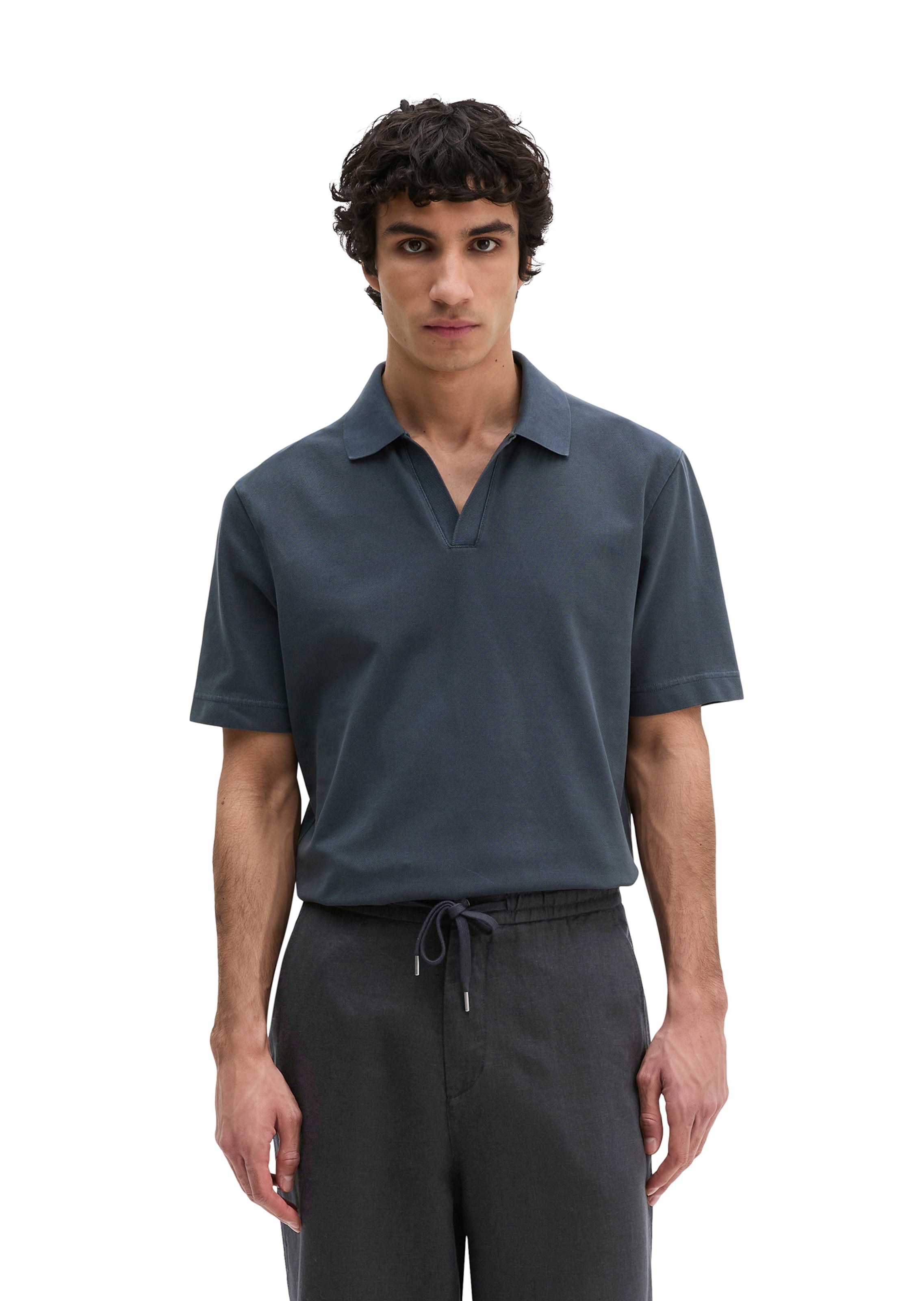 T-Shirt Marc O'Polo en bleu : devant