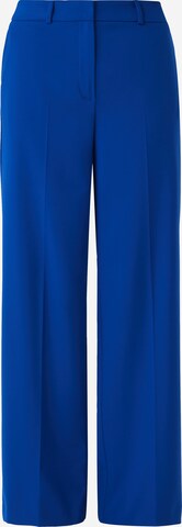 COMMA Wide leg Pleated Pants in Blue: front