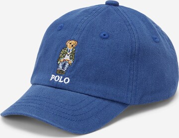 Polo Ralph Lauren Müts, värv sinine: eest vaates