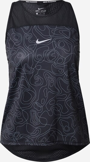 NIKE Športni top | črna / bela barva, Prikaz izdelka