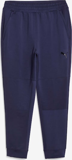 PUMA Sporta bikses, krāsa - tumši zils / melns, Preces skats