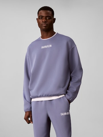 Calvin Klein Sport Sportsweatshirt in Blau: Vorderseite