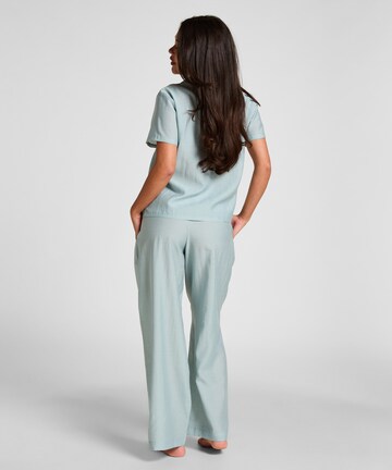 Hunkemöller Pyjamabroek in Blauw