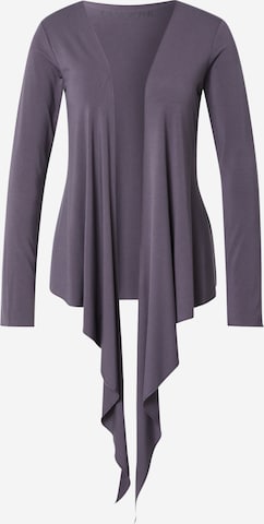 CURARE Yogawear Sportstrickjacke in Grau: predná strana