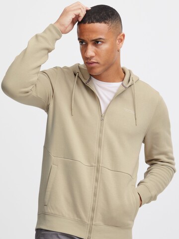 BLEND - Sudadera con cremallera 'Pepe' en beige: frente