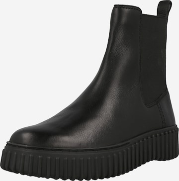 Boots chelsea 'Torhill Maple' di CLARKS in nero: frontale