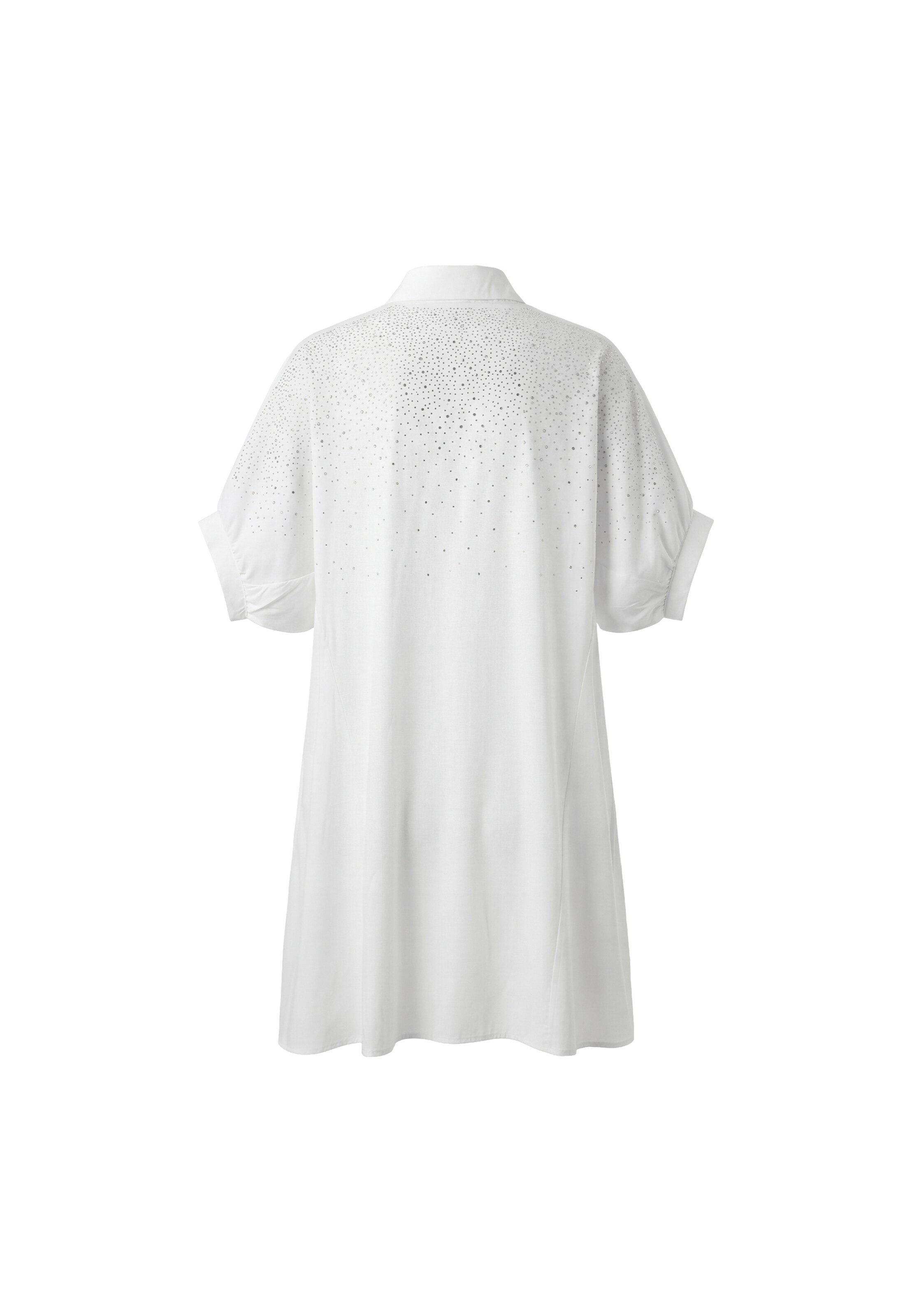 faina - Vestido camisero 'Glow' en blanco