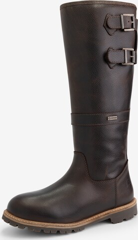 Travelin Boots in Brown: front