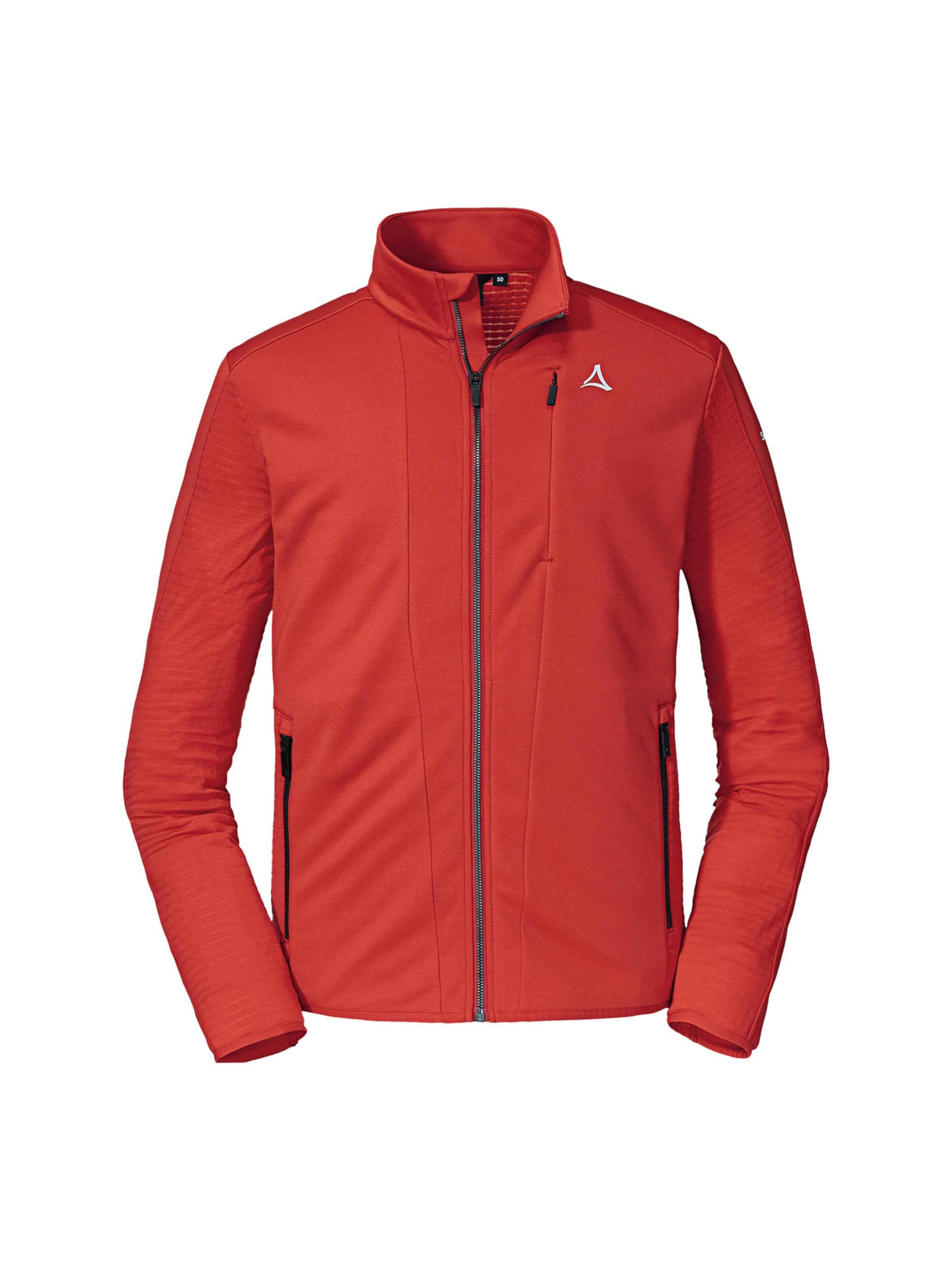 Giacca di pile funzionale 'Laax' di Schöffel in rosso: frontale