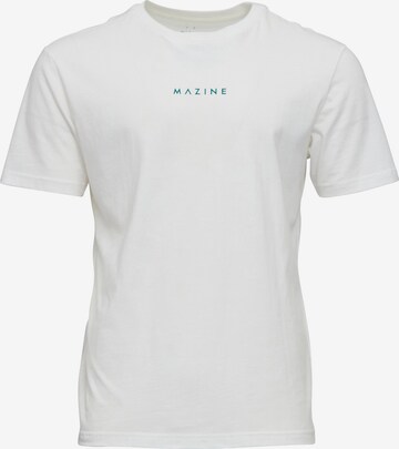 mazine Shirt ' Logo T ' in White: front