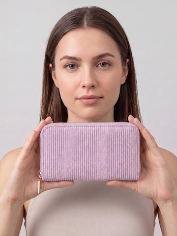 MILLYMILK® Wallet 'FONDO LARGE' in Purple: front