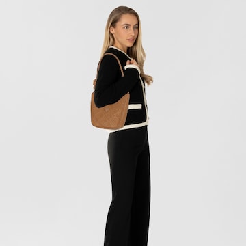 Sac bandoulière 'Adelasia' GUESS en marron : devant