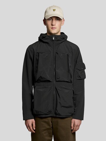 Lyle & Scott Tussenjas in Zwart: voorkant