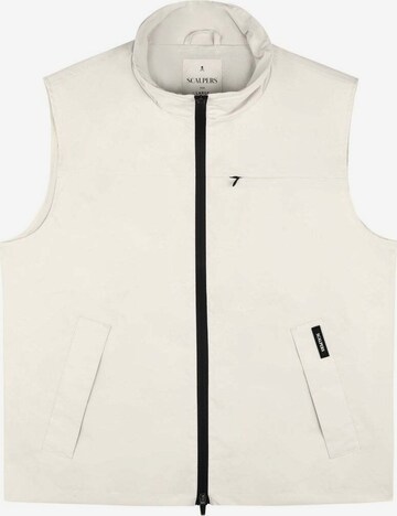 Scalpers Vest 'Kim' in White: front