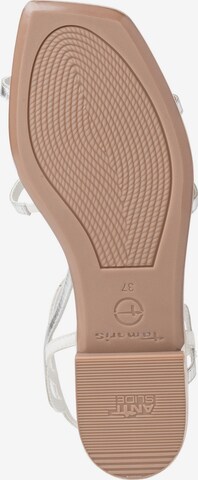 TAMARIS Strap Sandals in Silver