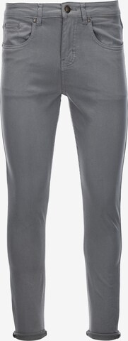 Ombre Regular Chino Pants 'P1059' in Grey: front