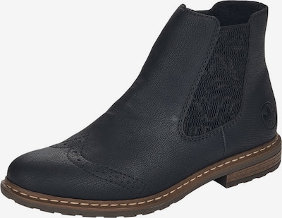 RIEKER Chelsea Boots en noir, Vue avec produit