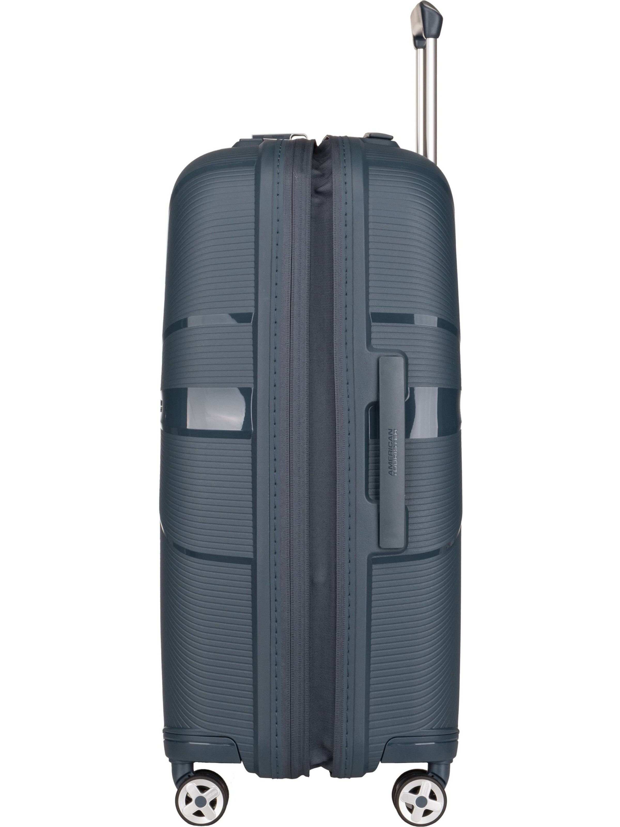 American Tourister Trolley 'Starvibe Spinner 67 EXP' in Blauw