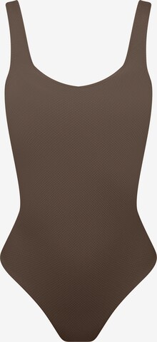 Belle YOU Swimsuit in Brown: front