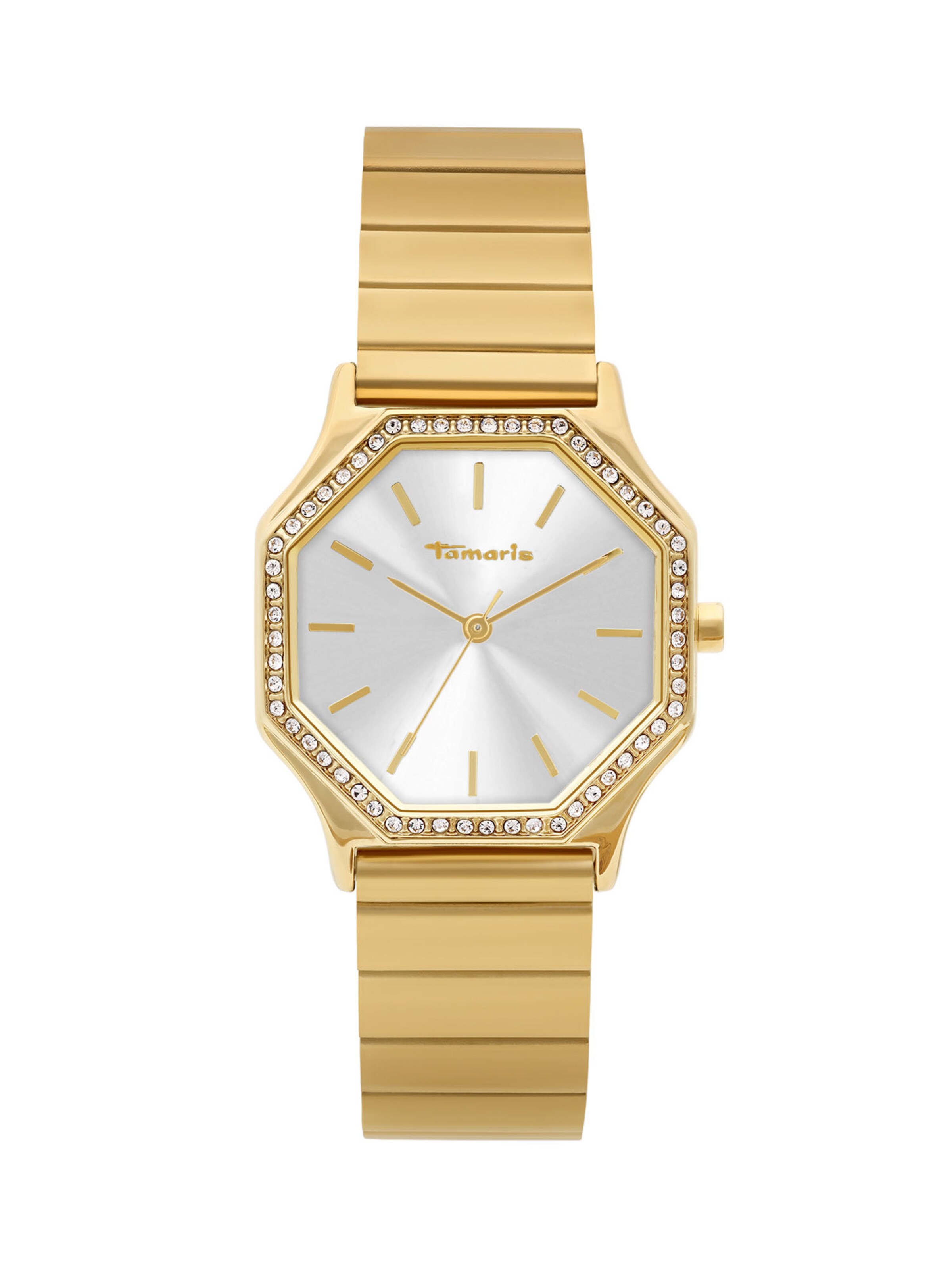 Tamaris Analog watch 'Sparkling Octavia' in Gold: front